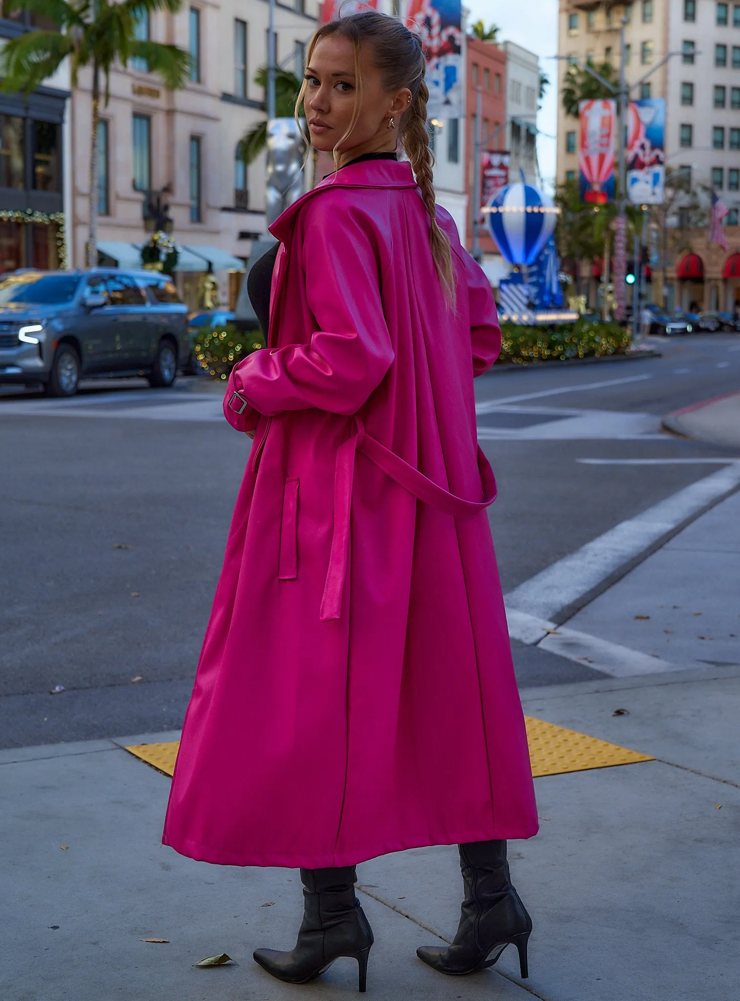 Leather Trench Coat